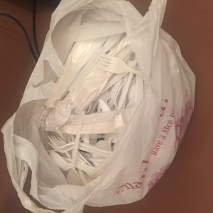 bag of cutlery